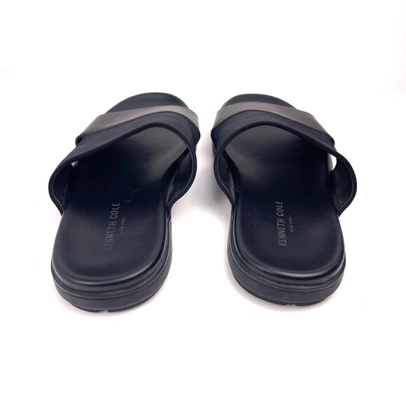 Kenneth Cole NewYork Men’s Slides Leather/Textile Sandals De-Lite Model Size 10M - Picture 6 of 12